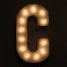 Light Up Marquee Number 60 Rental — Elite Rentals Company