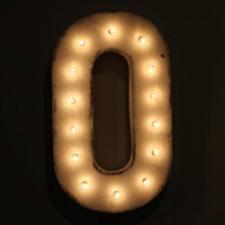 Classic LED Light Up Letters for Hire - The Added Extra