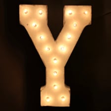 Birthday Party RENTAL Light Up Letters Large Marquee Letters for Rent –